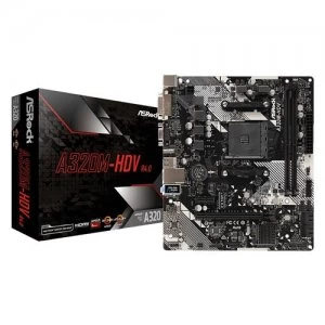 ASRock A320M HDV R3.0 AMD Socket AM4 Motherboard