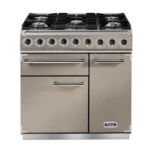 Falcon 115300 F900DXDFFN-NM 90cm Deluxe Dual Fuel Range Cooker - Fawn-N