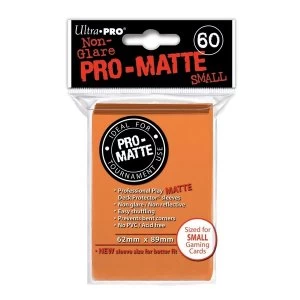 Ultra Pro Pro-Matte Orange Small Deck Protectors - 60 Sleeves
