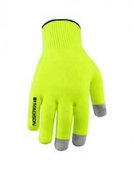 Madison Isoler Merino Winter Gloves, Hi-Viz Yellow