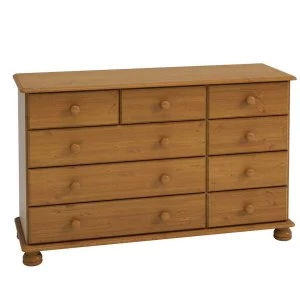 Steens Richmond 9 Drawer Chest of Drawers - Pine