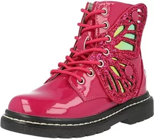 Lelli Kelly Girls Fairy Wings Ankle Boot - Pink Patent