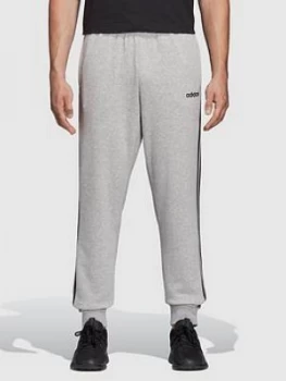 adidas Essential 3 Stripe Track Pants - Grey Size M Men