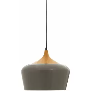 Grey Finish Pendant Light Modern Elegant Ceiling Light Chandelier 30 x 30 x 120 - Premier Housewares