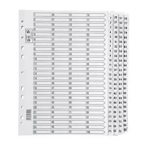 5 Star Index 230 micron Card with Clear Mylar Tabs 1 100 A4 White