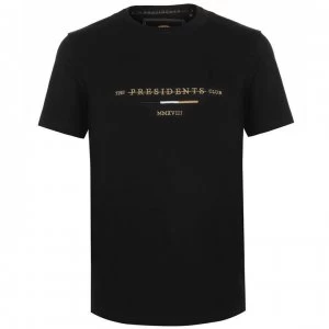 Presidents Club Icon T Shirt - Black