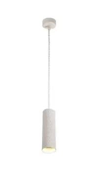 1 Light 20cm Ceiling Pendant Light GU10, Sand White