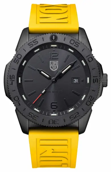 Luminox XS.3121.BO.GF Mens Pacific Diver Black and Yellow Watch