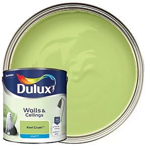 Dulux Walls & Ceilings Kiwi Crush Matt Emulsion Paint 2.5L