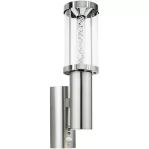 Eglo Trono Stick - LED Outdoor Wall Light with PIR Motion Sensor Stainless Steel IP44, GU10
