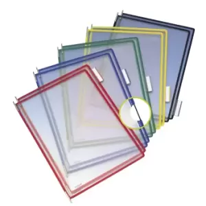 Tarifold Clear view panel, pack of 10, for A4, colour assortment