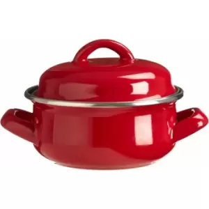 Porter Red Enamel Mini Casserole Dish - Premier Housewares