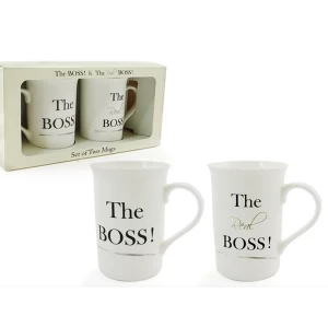 The Boss Mugs Set 2 By Lesser & Pavey