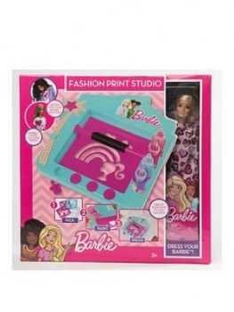 Barbie Print Studio With Doll