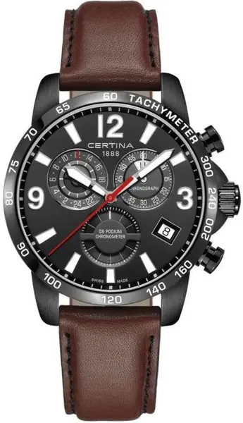 Certina Watch DS Podium Chrono GMT - Black CRT-492