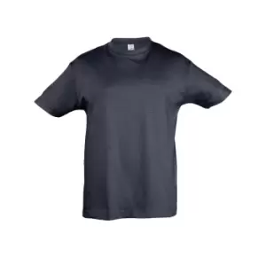 SOLS Kids Regent Short Sleeve T-Shirt (8yrs) (Navy)