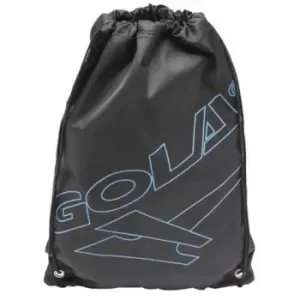 Gola Childrens/Kids Outline Drawstring Gym Sack/Bag (One Size) (Black/Blue)