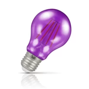 Crompton GLS LED Light Bulb E27 4.5W (25W Eqv) Purple IP65 Harlequin