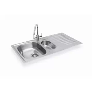 Bristan Inox Easyfit Sink 1.5 Bowl Stainless Steel Universal - 293396