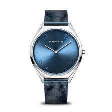 Bering Blue 'Ultra Slim' Watch - 17039-307