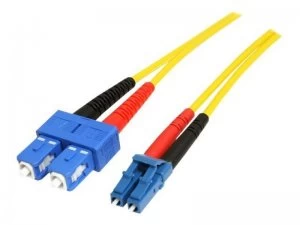 1m Single Mode Duplex Fiber Patch Cable LC-SC