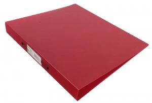 Q Connect Ring Binder Frosted Red