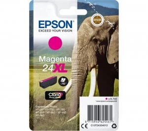Epson 24XL Elephant Magenta Ink Cartridge