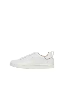 ONLY Leather Look Sneakers Women White