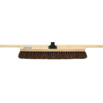 24' Stiff Bassine Broom with 48' Wooden Handle - Cotswold