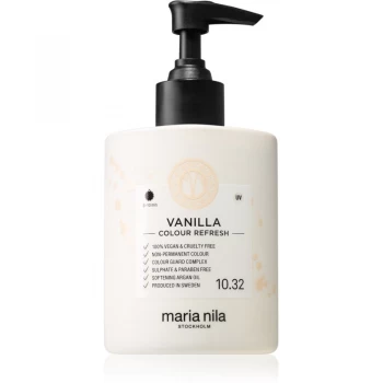 Maria Nila Colour Refresh Vanilla Gentle Nourishing Mask without Permanent Color Pigments Lasts For 4 - 10 Washes 10.32 300ml