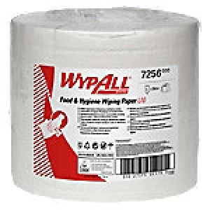 WYPALL Wiper Rolls L10 1 Ply White 6 Rolls of 700 Sheets