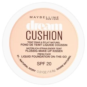 Maybelline Dream Cushion Liquid Foundation 01 Nat Ivory Nude