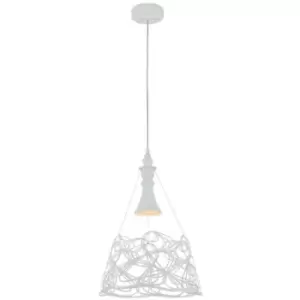 Maytoni Lighting - Elva Dome Ceiling Pendant Lamp White, 1 Light, E27