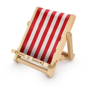 Thinking Gifts Stripy Deckchair Book and Tablet Holder