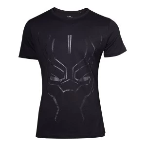 Marvel Comics - Black On Black Face Mens XX-Large T-Shirt - Black
