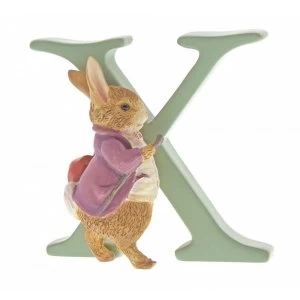 Letter X Old Mr Benjamin Bunny Figurine