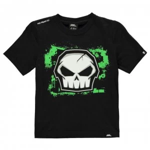 No Fear Core Graphic T Shirt Junior Boys - Black