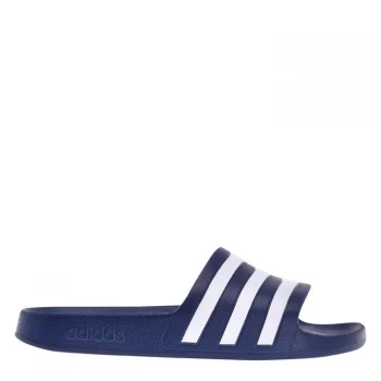 adidas Adilette Aqua Slide Mens Sandals - Dk Blue/White