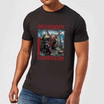 Marvel Deadpool Here Lies Deadpool T-Shirt - Black - 3XL - Black