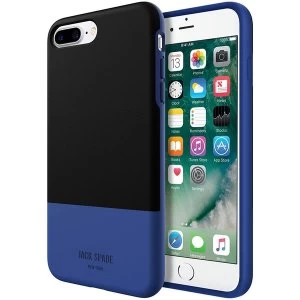 Jack Spade Cell Phone Case for Apple iPhone 7 Plus - Fulton Black/Blue