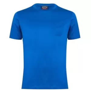Paul And Shark Logo Pocket T-Shirt - Blue