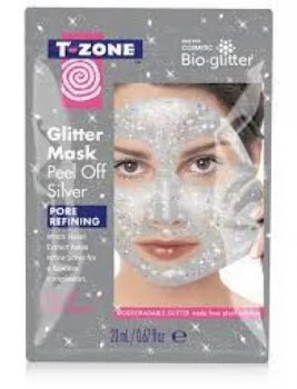 T-Zone Glitter Peel Off Mask Silver