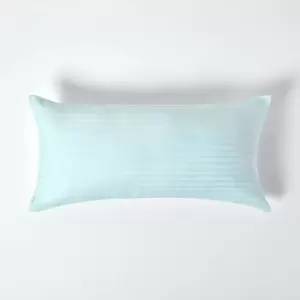Blue Continental Egyptian Cotton Pillowcase 330 Thread Count, 40 x 80cm - Blue - Blue - Homescapes