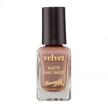 Barry M Velvet Nail Paint - Crushed Ribbon, Brown Nude