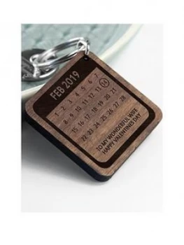 Personalised A Day To Remember Wooden Keyring