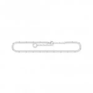 Sterling Silver Double Strand Anklet AK0030-001-21