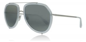 Dolce & Gabbana DG2161 Sunglasses Opal Azure Silver 05 / 88 55mm