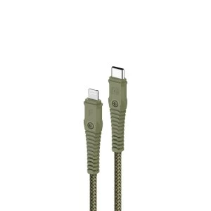 Momax Tough Link Lightning to Type-C Cable (1.2m) DL33G - Green