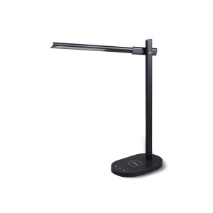 Momax Q.Led Desk lamp with Wireless charging base (10W) QL1AUKD - Black