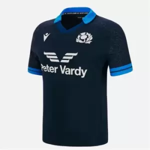 Macron Scotland Home Rugby Shirt 2022 2023 Junior - Blue